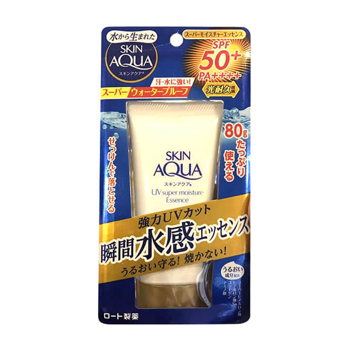 Kem chống nắng Rohto Skin Aqua UV Super Moisture Essence 80g