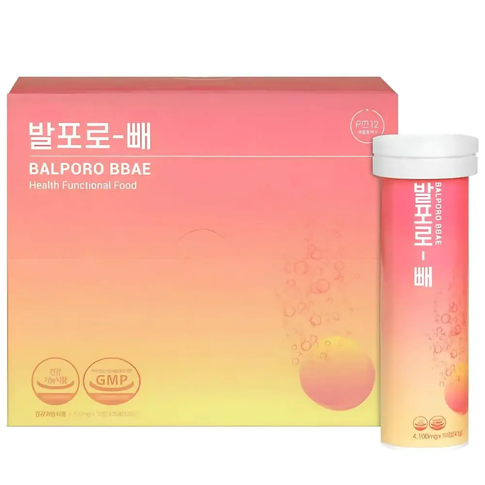 Viên sủi Balporo BBae Hỗ trợ kiểm soát cân nặng | Hộp 3 ống x 10 viên sủi | Hàn Quốc
