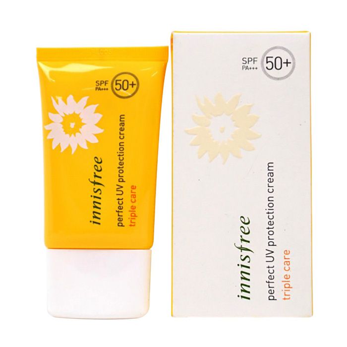 Kem chống nắng Innisfree Perfect UV Triple Care SPF 50+ PA+++ - Hình của sản phẩm Kem chống nắng Innisfree Perfect UV Triple Care SPF 50+ PA+++
