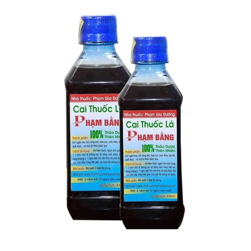 Nước súc miệng cai thuốc lá Phạm Bằng 100% từ thảo dược thiên nhiên
