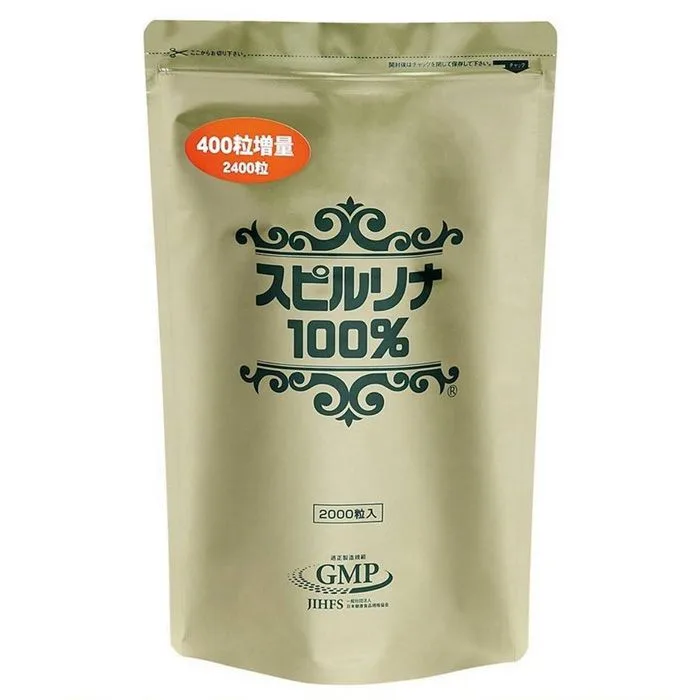 Tảo xoắn Spirulina Algae 2400 viên Nhật Bản -...