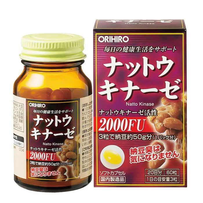 Viên uống điều trị tai biến Orihiro Nattokinase...